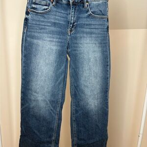 Classic Denim Wide Leg Jeans